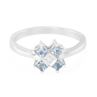 Anello in argento con Acquamarina Sao Domingos