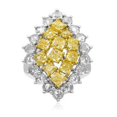 Anello in oro con Diamante Giallo SI2 (CIRARI)