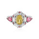 Anello in argento con Berillo Giallo
