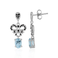 Orecchini in argento con Topazio Blu Cielo
