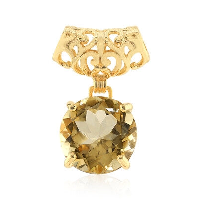 Ciondolo in argento con Citrino (MONOSONO COLLECTION)