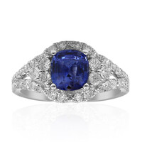 Anello in oro con Zaffiro Ceylon Blu (CIRARI)