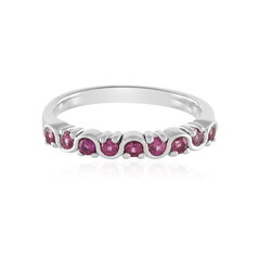 Anello in argento con Rodolite