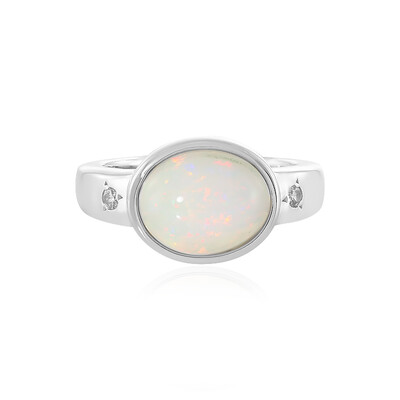 Anello in argento con Opale di Welo