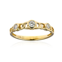 Anello in oro con Diamante I1 (H) (CIRARI)