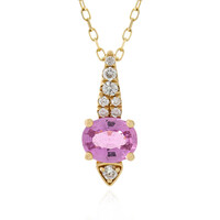 Collana in oro con Zaffiro Rosa (CIRARI)