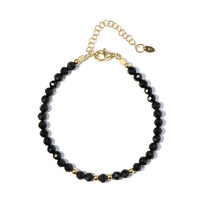 Bracciale in argento con Tormalina Nera