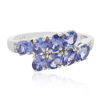 Anello in argento con Tanzanite