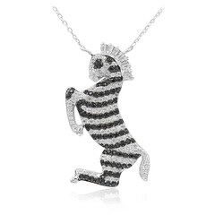 Collana in argento con Topazio Bianco
