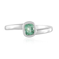 Anello in argento con Smeraldo Russo