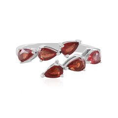 Anello in argento con Rubino Tanzania