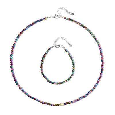Parure in argento con Ematite Mistica