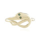 Anello in oro con Diamante Verde SI2