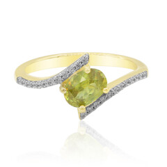 Anello in oro con Sfene