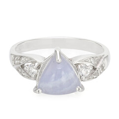 Anello in argento con Agata Blue Lace