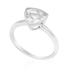 Anello in argento con Quarzo Blue Moon