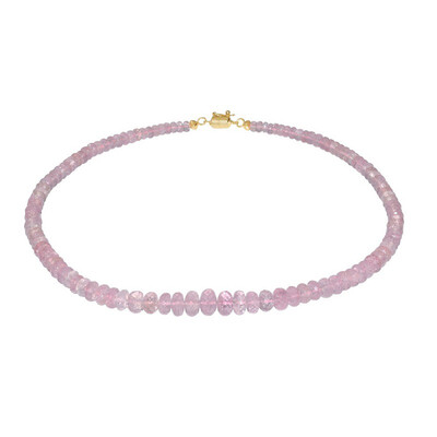 Collana in oro con Morganite AAA (AMAYANI)