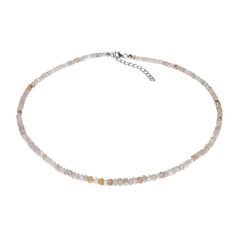 Collana in argento con Quarzo Rutilato