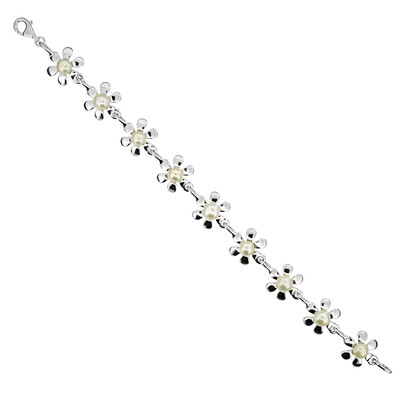 Bracciale in argento con Perla di Acqua Dolce (dagen)