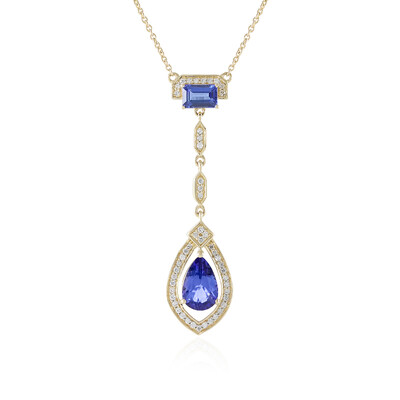 Collana in oro con Tanzanite AAA (de Melo)