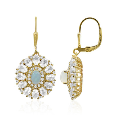 Orecchini in argento con Opale di Welo