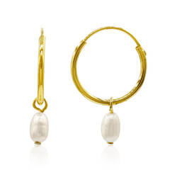 Orecchini in argento con Perla di Acqua Dolce