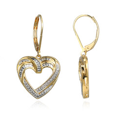 Orecchini in ottone con Diamante I3 (I) (Juwelo Style)