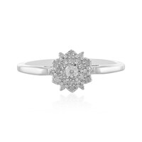 Anello in argento con Diamante I2 (I)
