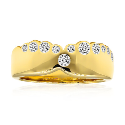 Anello in oro con Diamante SI1 (G) (Annette)