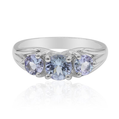 Anello in argento con Tanzanite (non riscaldata)
