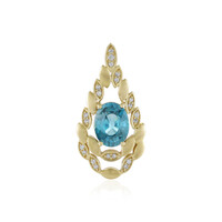 Ciondolo in oro con Zircone Ratanakiri (de Melo)
