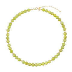 Collana in argento con Opale Pistacchio