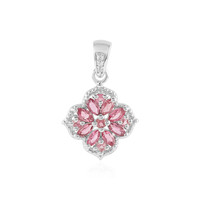 Ciondolo in argento con Tormalina Rosa