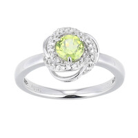 Anello in argento con Peridoto