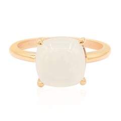 Anello in argento con Pietra di Luna Bianca