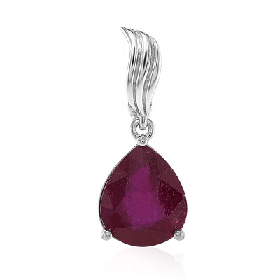 Ciondolo in argento con Rubino del Madagascar