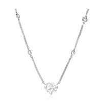 Collana in argento con Quarzo Bianco