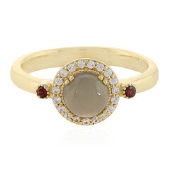 Anello in oro con Pietra di Luna Kangeyam