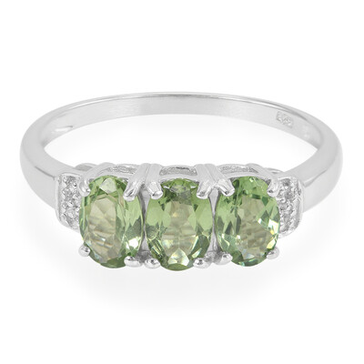 Anello in argento con Apatite Russa