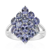 Anello in argento con Tanzanite