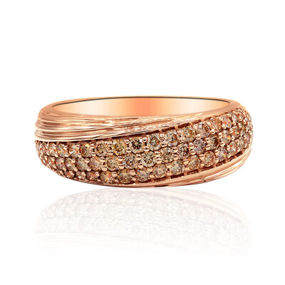 Anello in oro con Diamante Rose de France SI1 di Argyle (Annette)