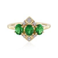 Anello in oro con Tsavorite