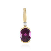 Ciondolo in oro con Granato Magenta