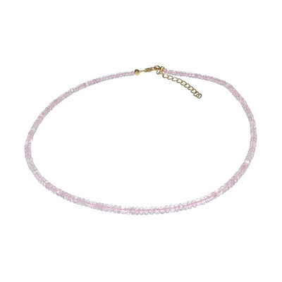 Collana in argento con Morganite