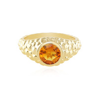 Anello in argento con Citrino Madeira