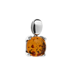 Ciondolo in argento con Ambra Baltica