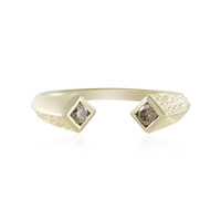 Anello in oro con Diamante Champagne I2 (de Melo)