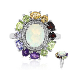 Anello in argento con Opale di Welo