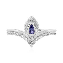Anello in argento con Tanzanite