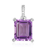 Ciondolo in argento con Ametista Rose de France